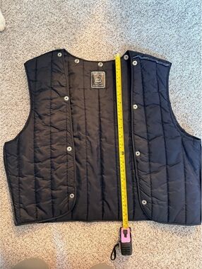 Hein Gericke Black Quilted Leather Vest